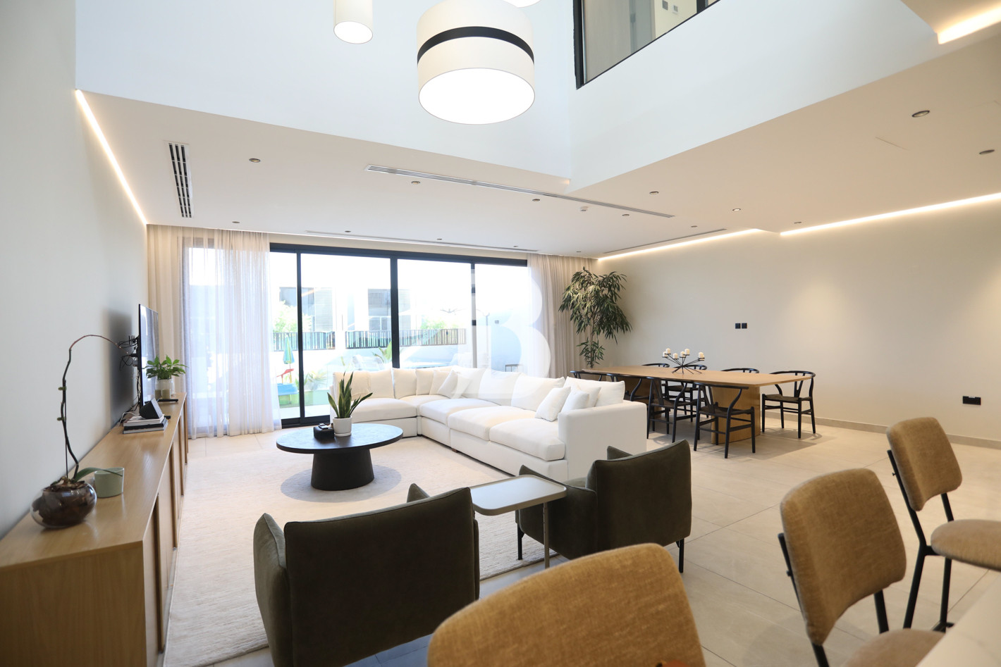 Double-Height Ceilings and Rooftop Access