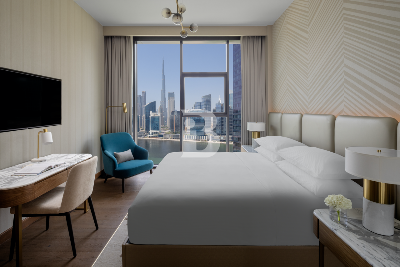 Furnished | Burj Khalifa and Canal View