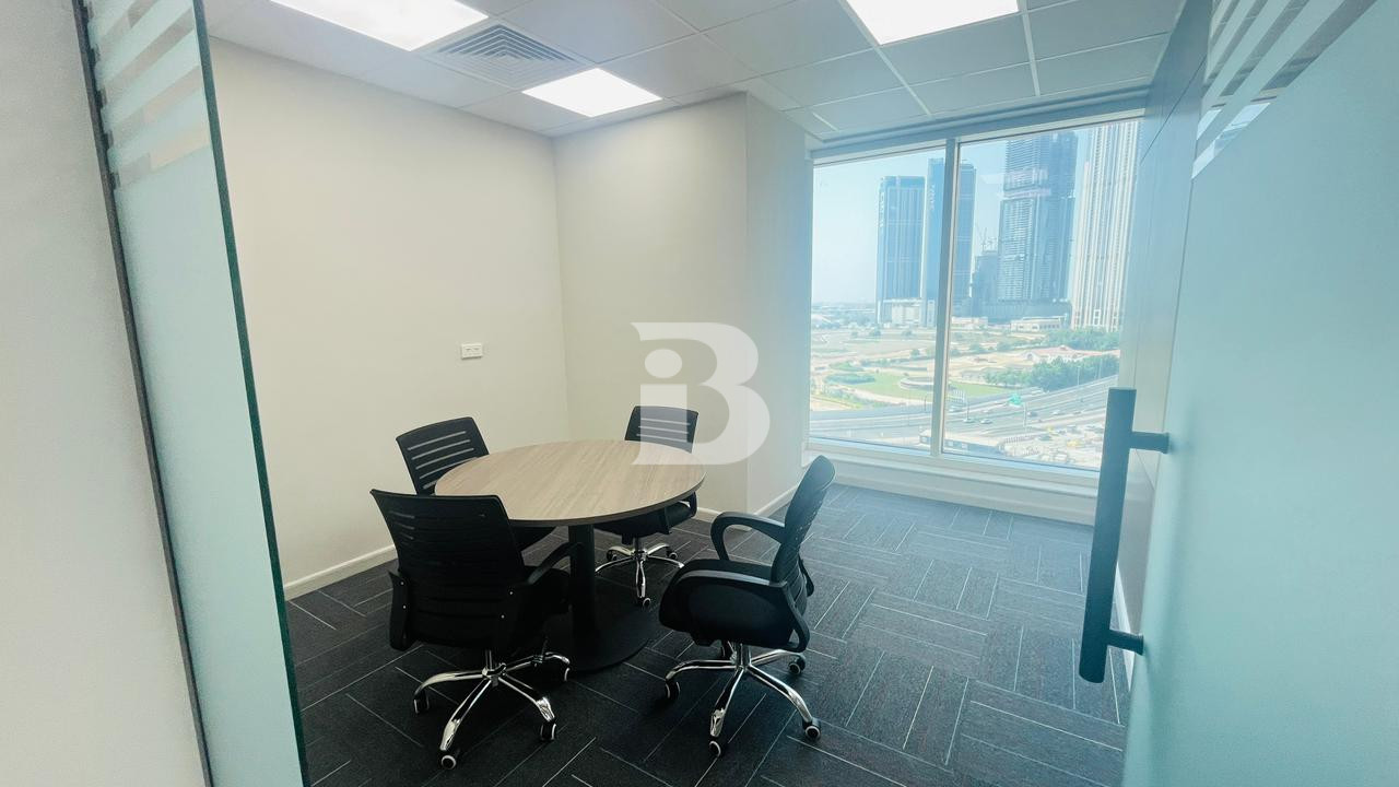 Corner Office | Fully Furnished | Canal Views