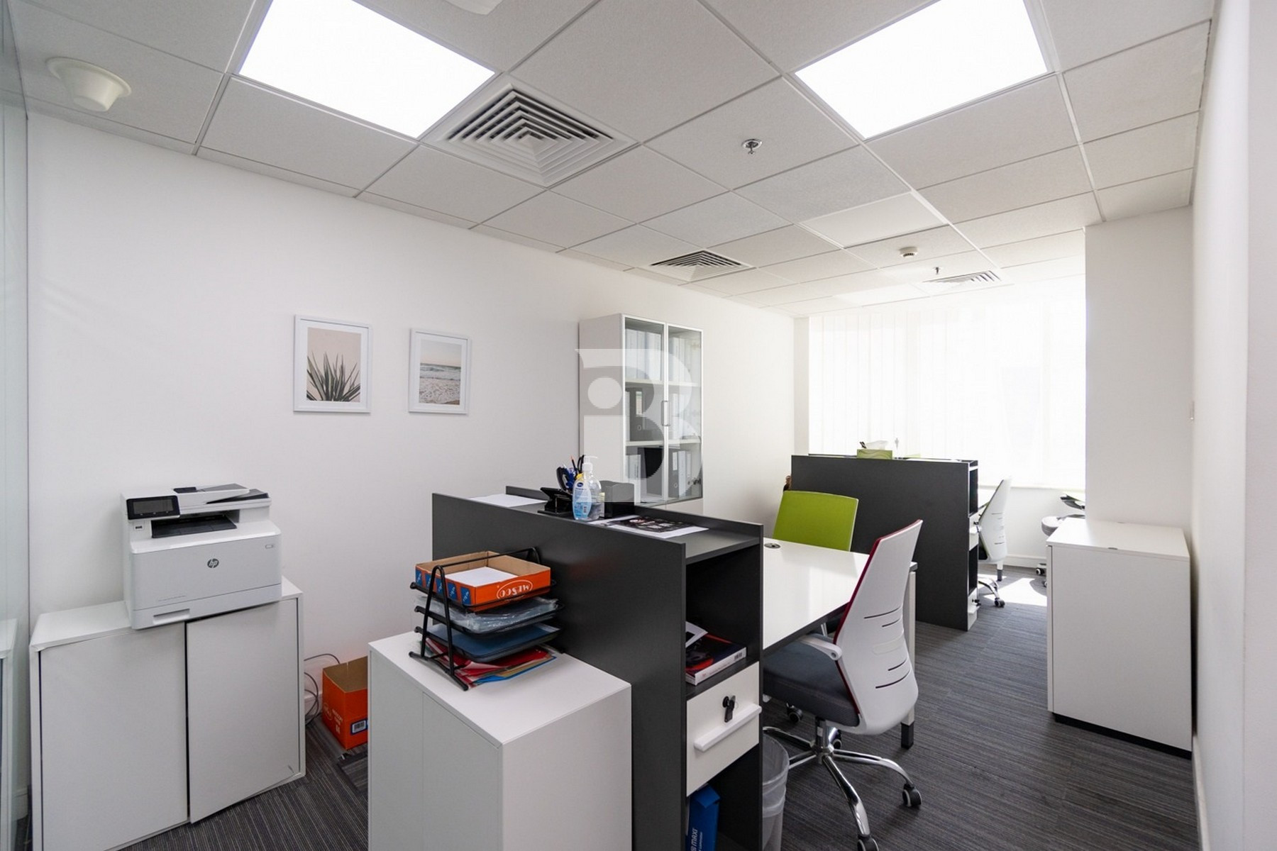 Furnished Office | 3 parking bays | Canal view