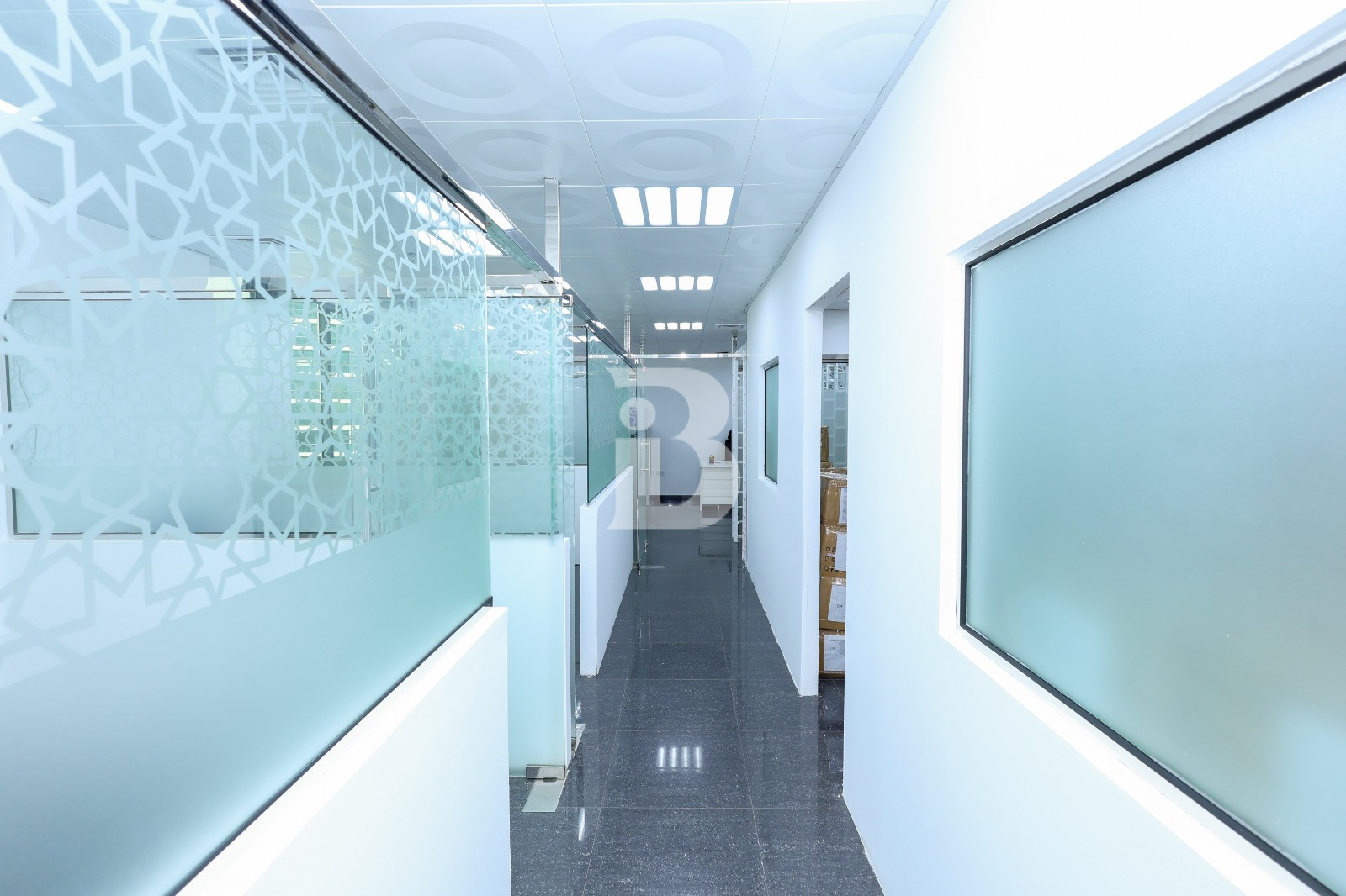 Fitted Office | Canal &amp; SZR View | 990 Sqft