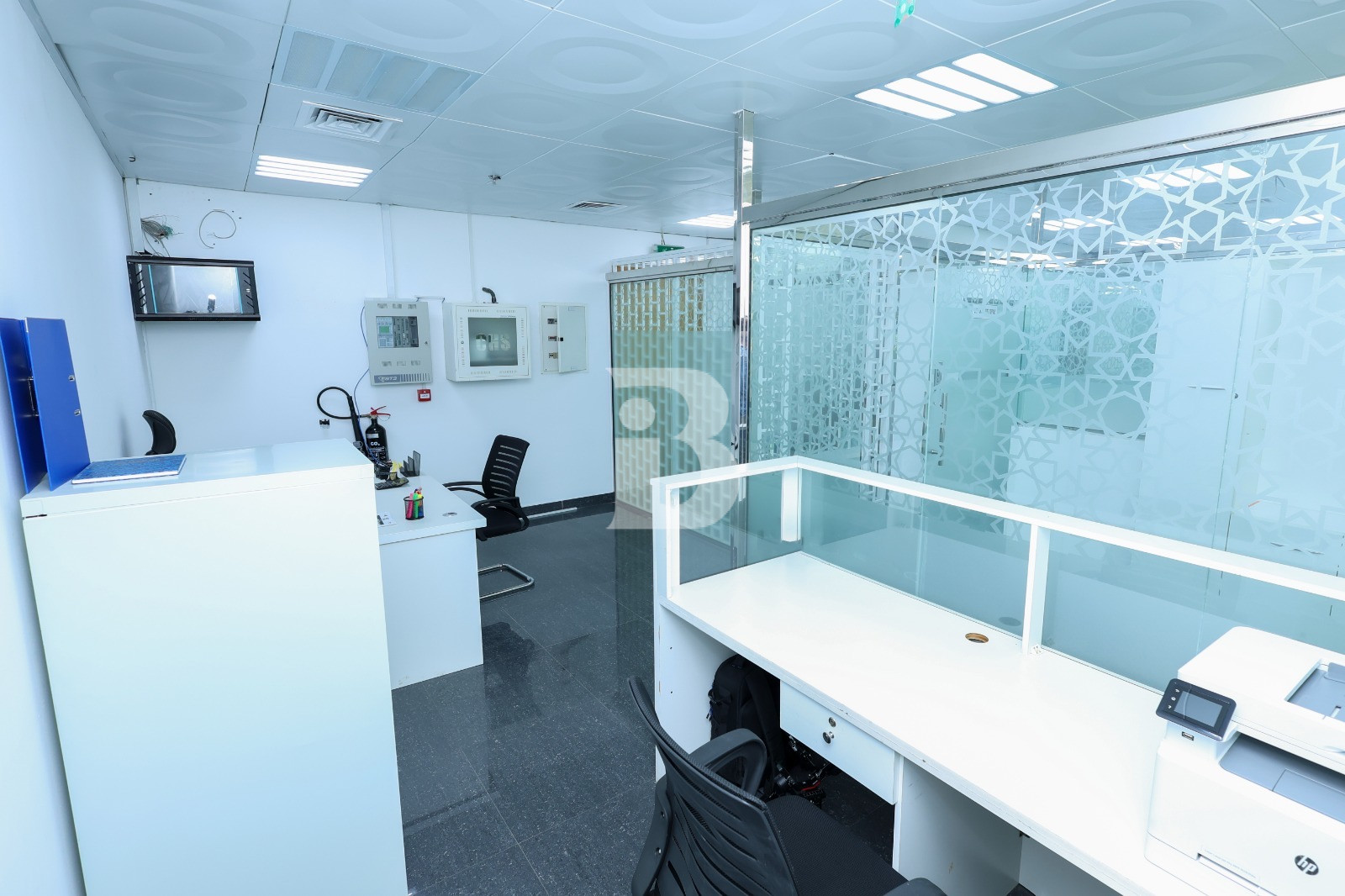 Fitted Office | Canal &amp; SZR View | 990 Sqft