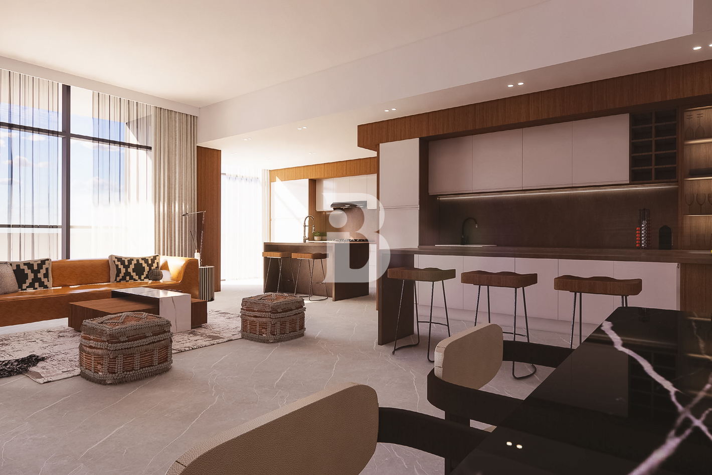 High floor | Open view | Ready to move