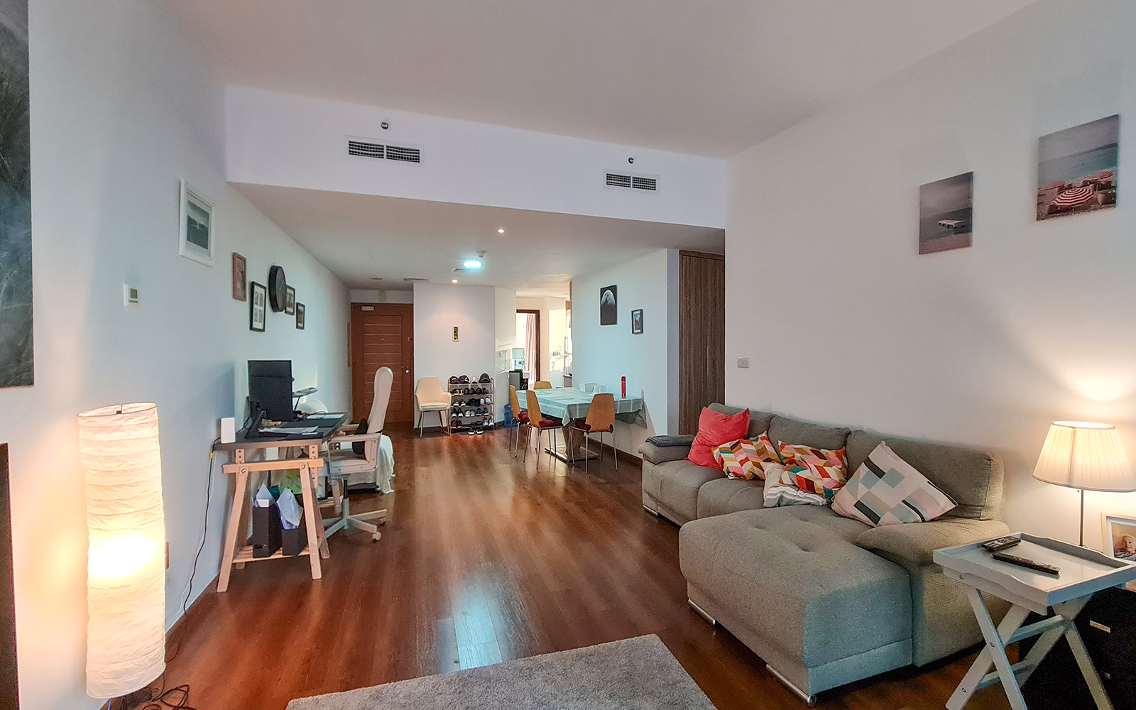 Fully Furnished 3BR | Partial Marina water view