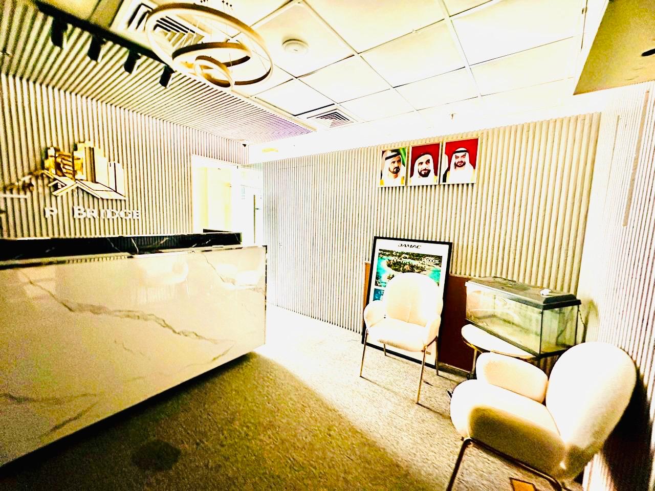 Furnished Office with Partition - Ready to move