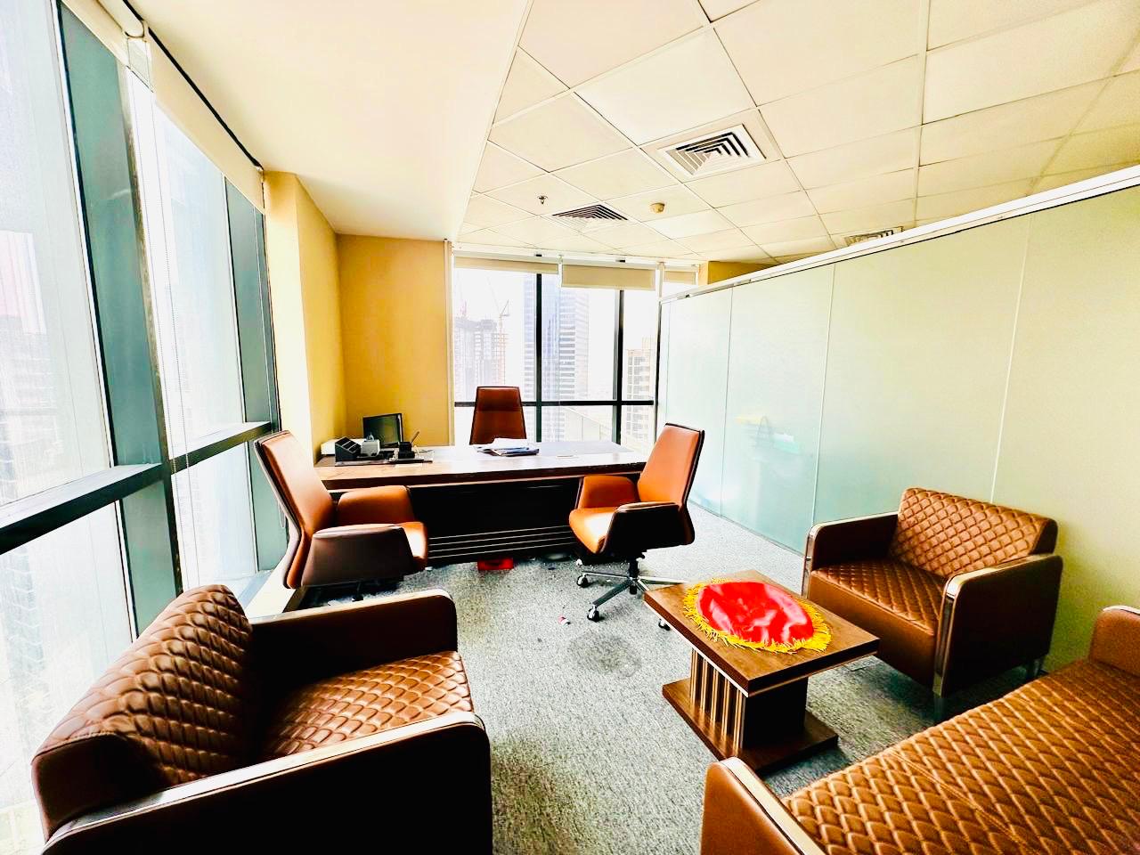 Furnished Office with Partition - Ready to move