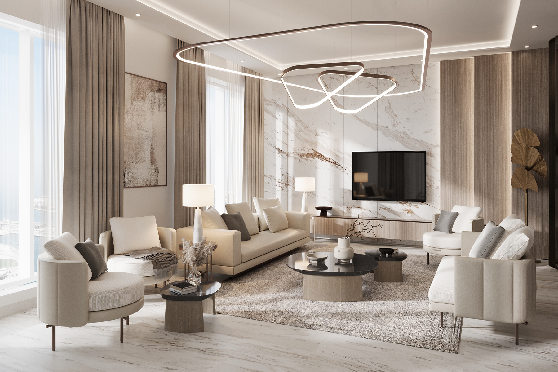 2BR Luxury | Golf Course | View Marina